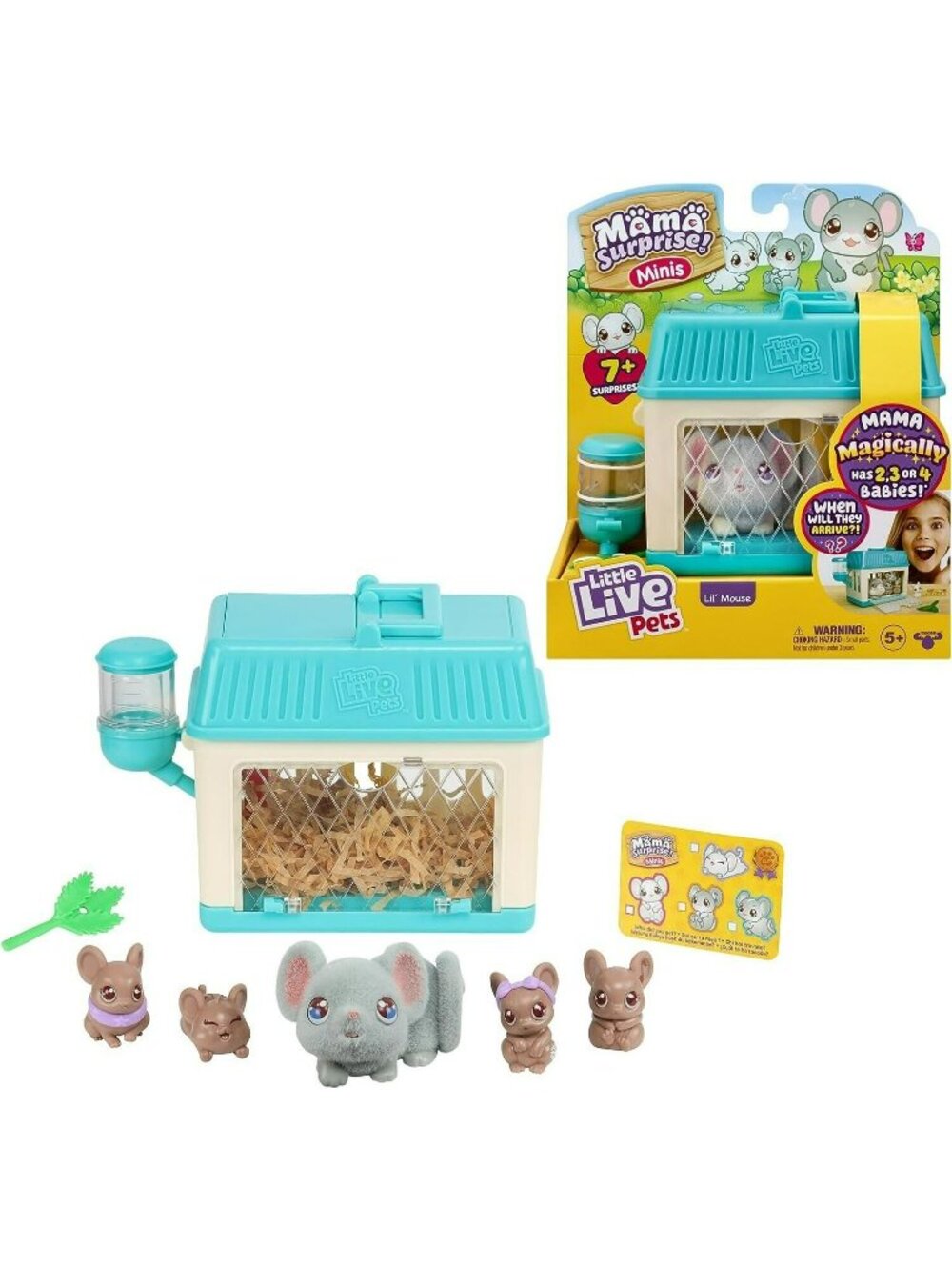 Little Live Pets Mama Surprise Minis Lil Mouse Playset